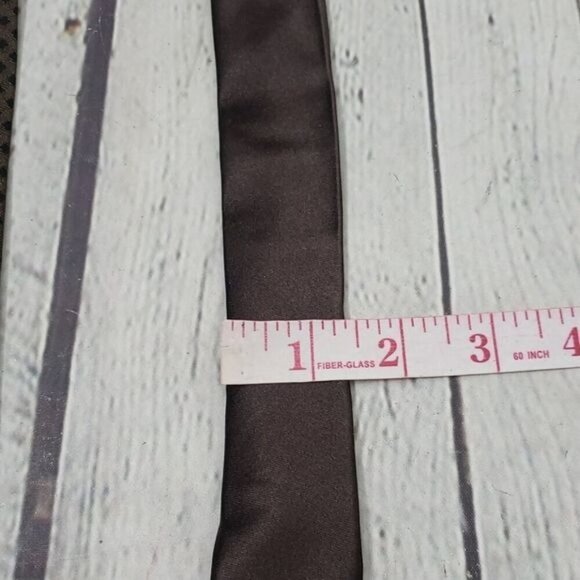 Michael Kors Brown Silk Geometric Silk Tie - Picture 7 of 7